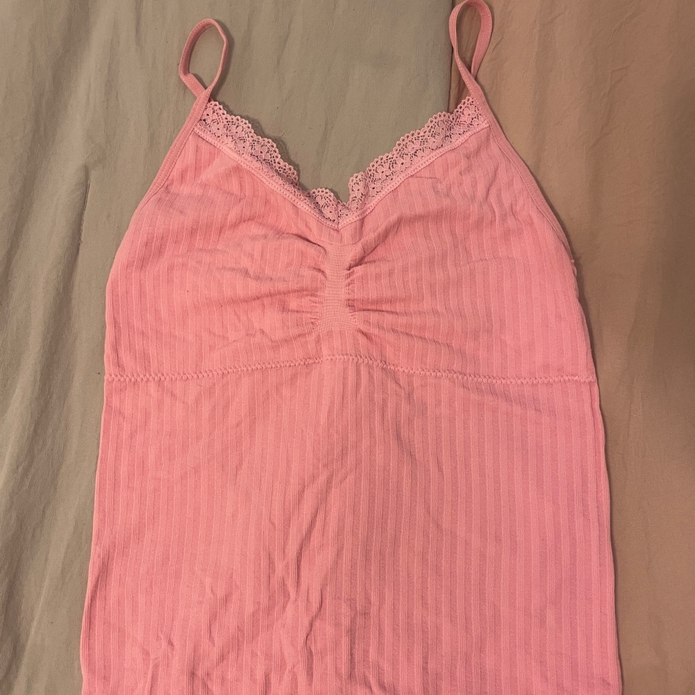 pink cami tank